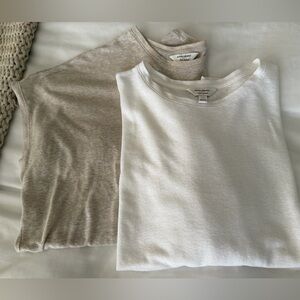 Two Banana Republic Linen-blend shirts size XL